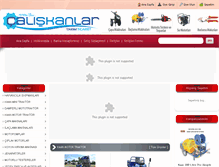 Tablet Screenshot of caliskanlartarimticaret.com